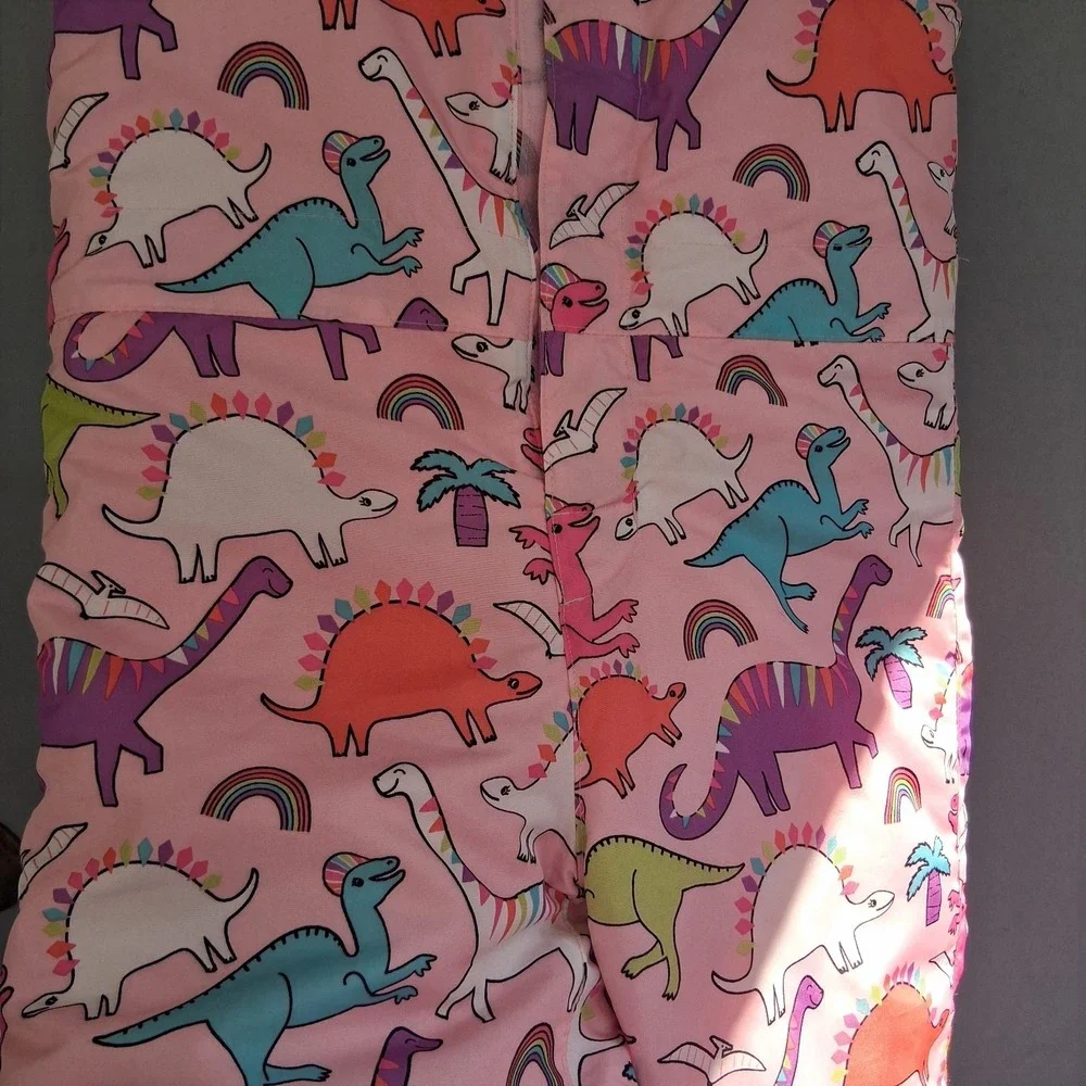 Baby Girls Snow Pants 5t Pink Dinosaurs AOP EUC Children's Place TCP Gymboree